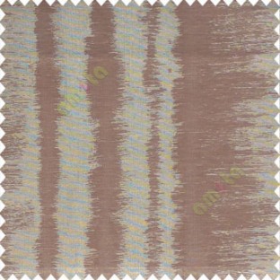 Brown color vertical stripes sound vibration effect lines horizontal color lines poly fabric sheer curtain